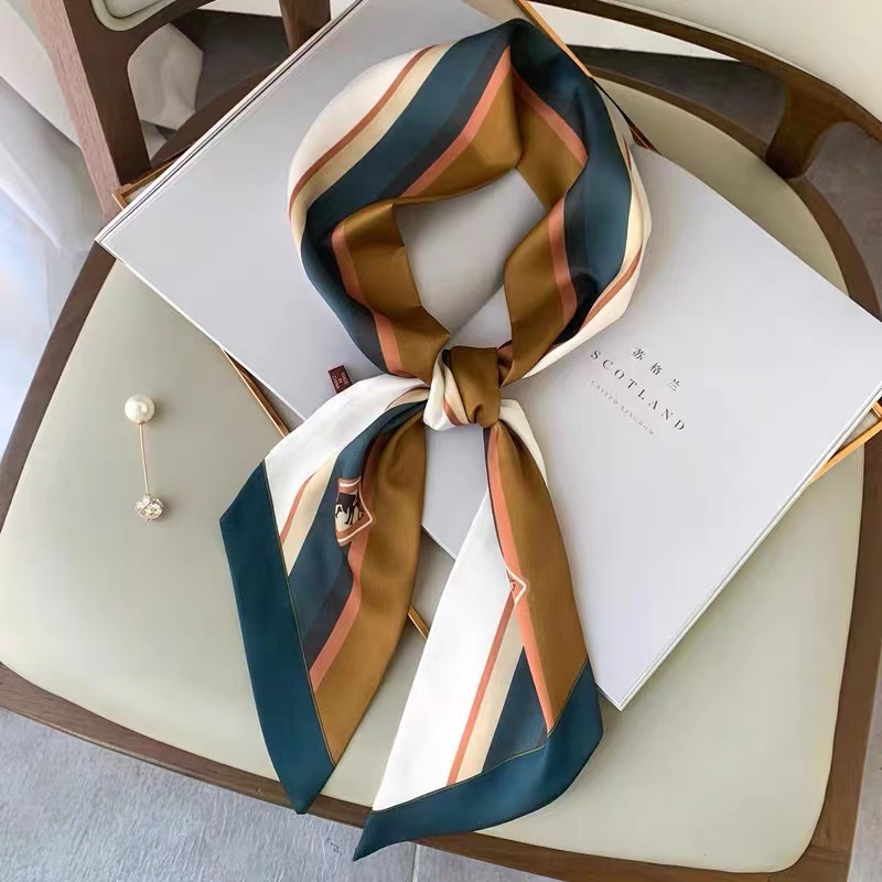 Luna & Dolphin ผู้หญิงกว้าง Sk - Silk Tie Striped บทวิจารณ์และราคา