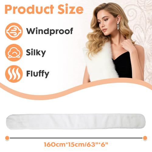 ผ้าคลุมไหล่ขนเฟอร์เทียมลายสุนั - Stole Wedding Shawl บทวิจารณ์และราคา