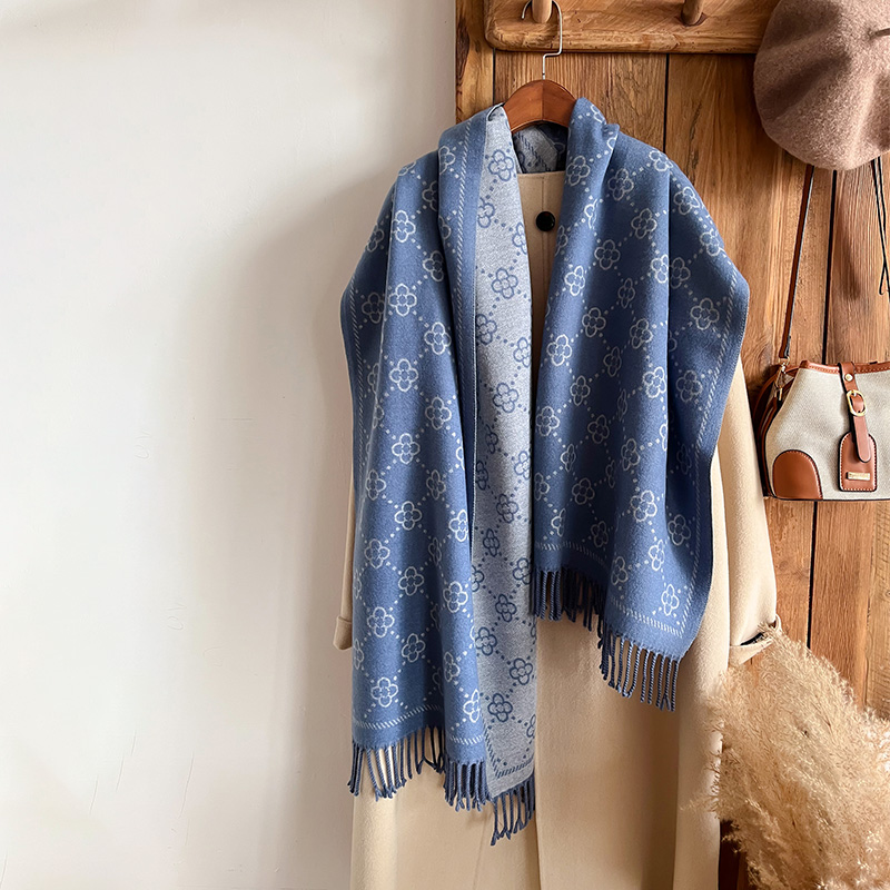 แบรนด์ Jacquard ออกแบบฤดูหนาวส - Woven Scarf Blanket บทวิจารณ์และราคา